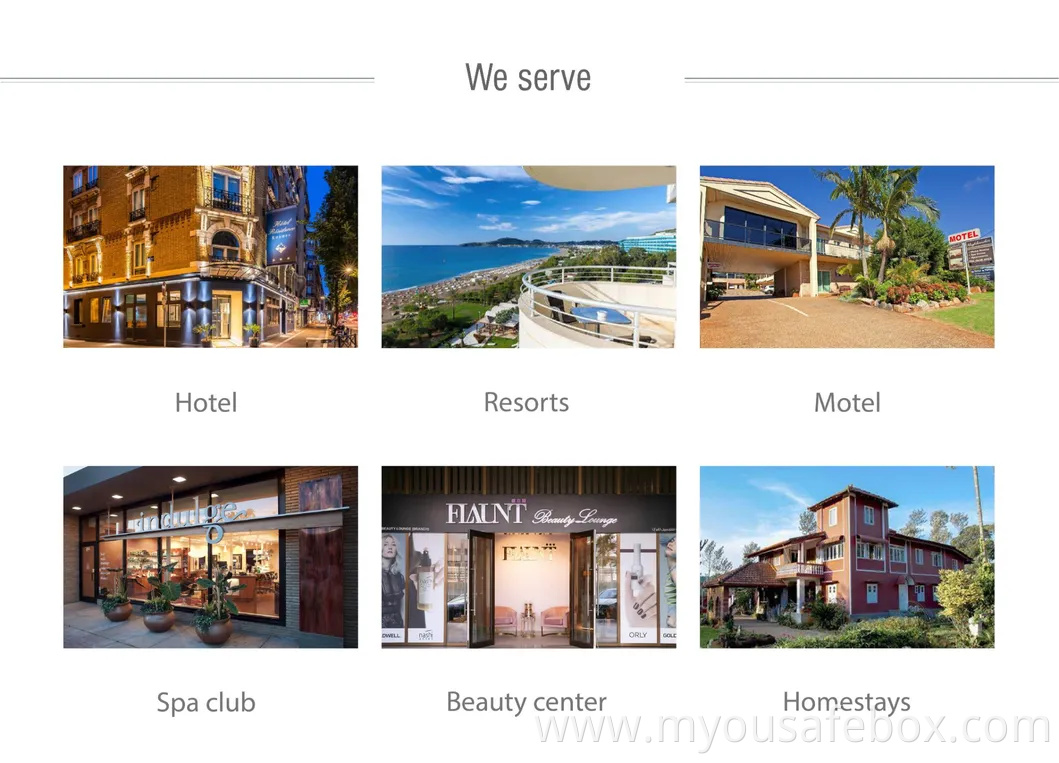 Compact Portable Electronic Hotel Safe for Secure Valuables